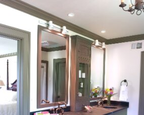 12-07 Wood : Maple; Paint Color : Driftwood Milk Paint; Door Style : Old Cupboard; Face Frame : Square Inset