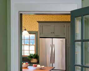 86-02 Wood : Maple; Finish: Custom Finish; Door Style : Barnstead; Face Frame : Square Inset