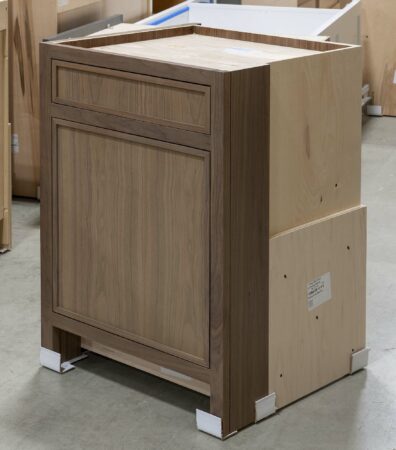 Base Cabinet with Mat-Protected Rollouts - Right Side