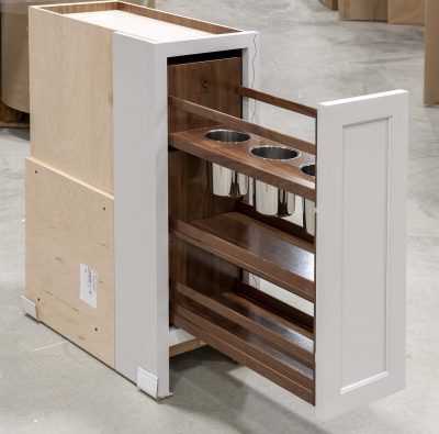 Base Cabinet with Pullout Canister Organizer